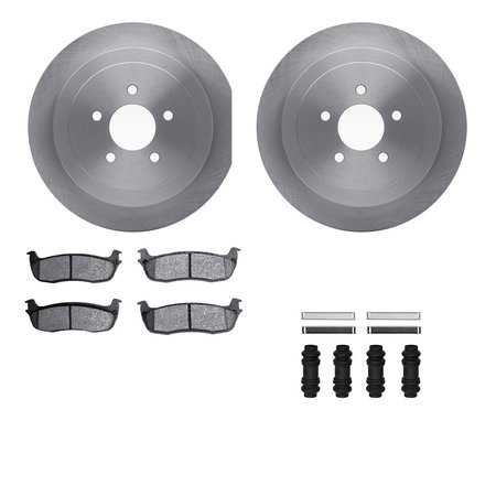 DYNAMIC FRICTION CO 6312-55004, Rotors with 3000 Series Ceramic Brake Pads includes Hardware 6312-55004